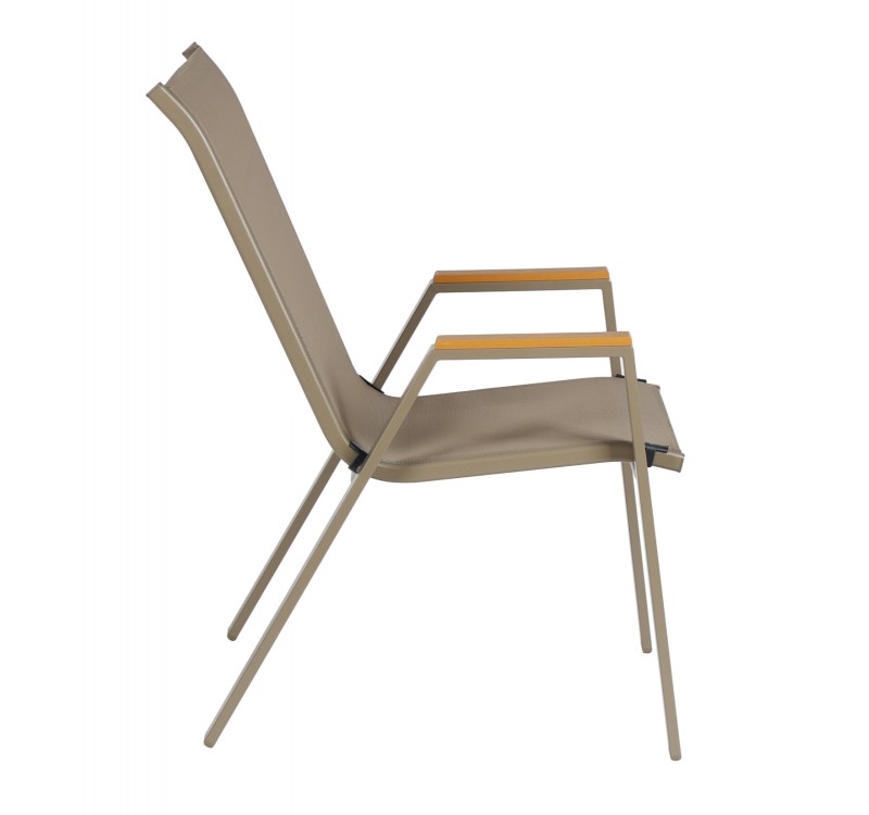 ΠΟΛΥΘΡΟΝΑ ΕΞ.ΧΩΡΟΥ LEONE HM6429.04 ΜΕΤΑΛΛΙΚΗ ΣΑΜΠΑΝΙ--TEXTILENE ΣΑΜΠΑΝΙ 54x74x91Υεκ