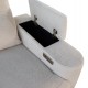 ΣΕΤ ΚΑΝΑΠΕΣ-ΠΟΛΥΘΡΟΝΑ RELAX SYNTHIA HM10735.01 ΜΠΕΖ ΥΦΑΣΜΑ-ΗΛΕΚΤΡΙΚΗ ΑΝΑΚΛΙΣΗ [L]