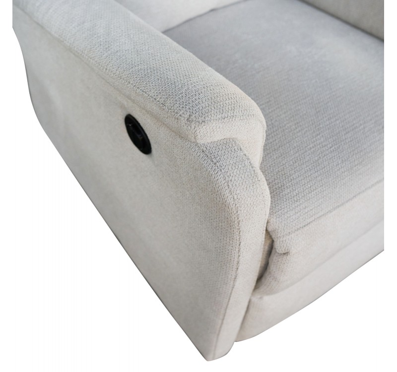 ΣΕΤ ΚΑΝΑΠΕΣ-ΠΟΛΥΘΡΟΝΑ RELAX SYNTHIA HM10735.01 ΜΠΕΖ ΥΦΑΣΜΑ-ΗΛΕΚΤΡΙΚΗ ΑΝΑΚΛΙΣΗ [L]