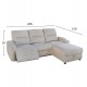 ΣΕΤ ΚΑΝΑΠΕΣ-ΠΟΛΥΘΡΟΝΑ RELAX SYNTHIA HM10736.01 ΜΠΕΖ ΥΦΑΣΜΑ-ΗΛ.ΑΝΑΚΛΙΣΗ [R]