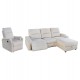 ΣΕΤ ΚΑΝΑΠΕΣ-ΠΟΛΥΘΡΟΝΑ RELAX SYNTHIA HM10736.01 ΜΠΕΖ ΥΦΑΣΜΑ-ΗΛ.ΑΝΑΚΛΙΣΗ [R]
