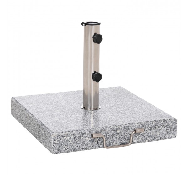 ΒΑΣΗ ΟΜΠΡΕΛΑΣ ΓΡΑΝΙΤΗ 40KG ΜΕ ΧΕΡΟΥΛΙ & ΡΟΔΕΣ HM6564--ΣΩΛΗΝΑΣ ΔΙΑΜΕΤΡΟΥ Φ48