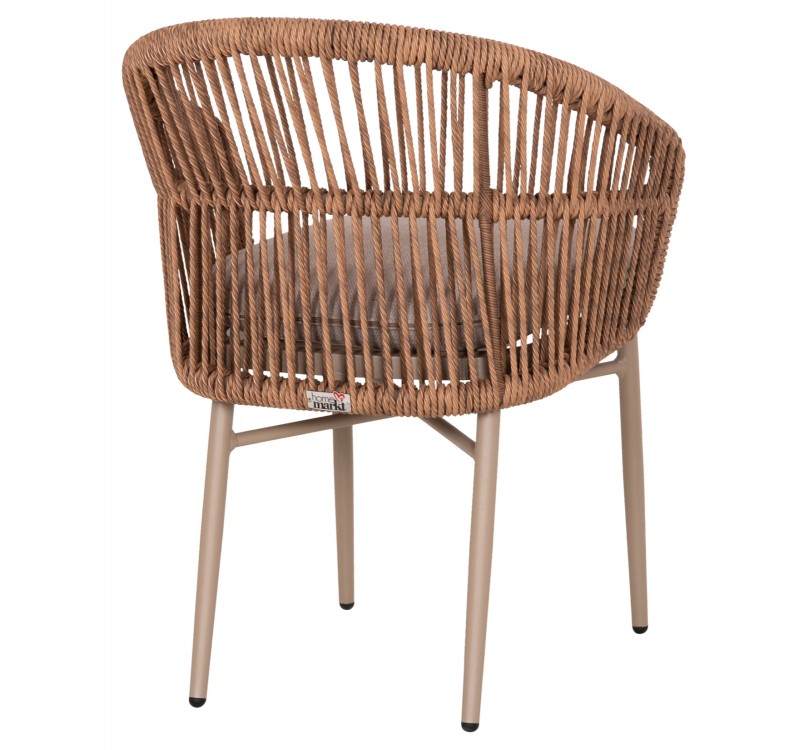 ΠΟΛΥΘΡΟΝΑ ΑΛΟΥΜΙΝΙΟΥ ORIN HM6265.03 ΚΑΠΟΥΤΣΙΝΟ- P.E.RATTAN ΣΕ ΦΥΣΙΚΟ 58x61x75Υεκ.