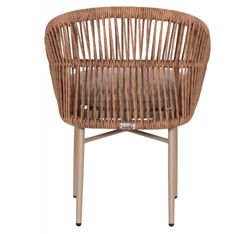 ΠΟΛΥΘΡΟΝΑ ΑΛΟΥΜΙΝΙΟΥ ORIN HM6265.03 ΚΑΠΟΥΤΣΙΝΟ- P.E.RATTAN ΣΕ ΦΥΣΙΚΟ 58x61x75Υεκ.