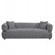 ΚΑΝΑΠΕΣ 3-ΘΕΣΙΟΣ ARCTIS HM3327.01 ΓΚΡΙ ΥΦΑΣΜΑ 229x88x88Υεκ.