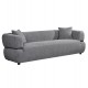 ΚΑΝΑΠΕΣ 3-ΘΕΣΙΟΣ ARCTIS HM3327.01 ΓΚΡΙ ΥΦΑΣΜΑ 229x88x88Υεκ.