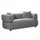 ΚΑΝΑΠΕΣ 2-ΘΕΣΙΟΣ ARCTIS HM3328.01 ΓΚΡΙ ΥΦΑΣΜΑ 169x88x88Υεκ.