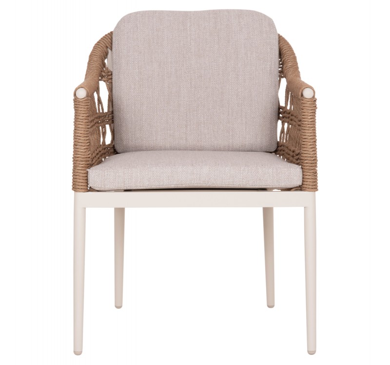 ΠΟΛΥΘΡΟΝΑ BOXER HM6556.02 ΑΛΟΥΜΙΝΙΟ & OLEFIN ΜΠΕΖ-TWIST WICKER 58x60x80Yεκ