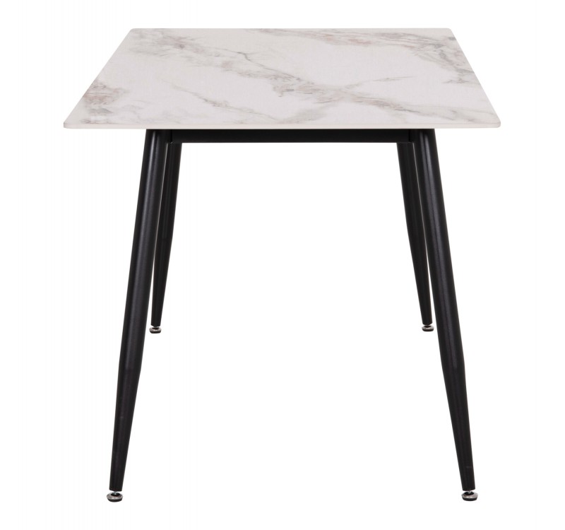 ΤΡΑΠΕΖΙ RAVEN HM18150.04 ΚΕΡΑΜΙΚΟ TOP ΜΕ ΟΨΗ ΛΕΥΚΟ/ΚΑΦΕ ΜΑΡΜΑΡΟ 160x80x74Υεκ.