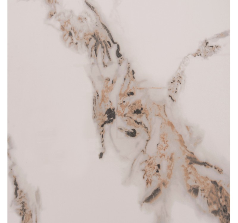 ΤΡΑΠΕΖΙ RAVEN HM18150.04 ΚΕΡΑΜΙΚΟ TOP ΜΕ ΟΨΗ ΛΕΥΚΟ/ΚΑΦΕ ΜΑΡΜΑΡΟ 160x80x74Υεκ.