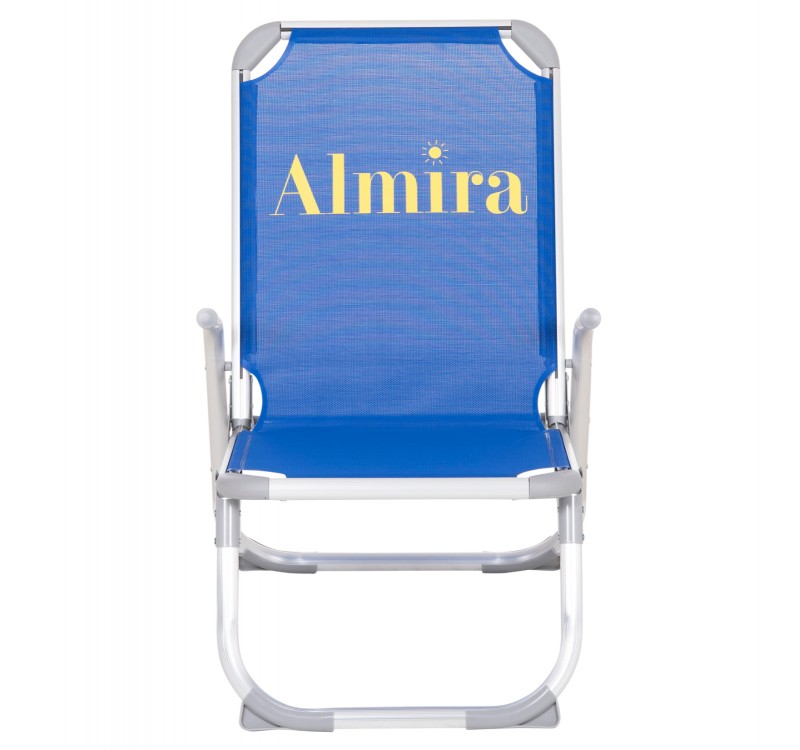 ΚΑΡΕΚΛΑΚΙ ΠΑΡΑΛΙΑΣ ΑΛΟΥΜΙΝΙΟΥ ΒΑΡ.ΤΥΠΟΥ ΥΠΕΡΥΨΩΜΕΝΟ ALMIRA HM6431.01 ΜΠΛΕ 53x68x80Υεκ