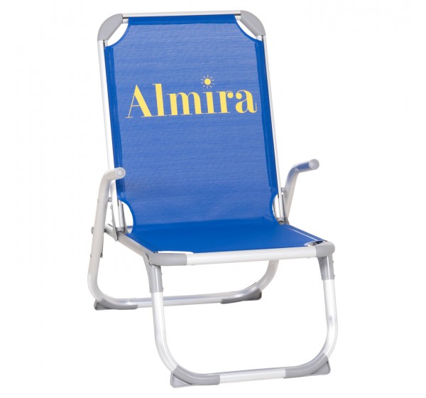 ΚΑΡΕΚΛΑΚΙ ΠΑΡΑΛΙΑΣ ΑΛΟΥΜΙΝΙΟΥ ΒΑΡ.ΤΥΠΟΥ ΥΠΕΡΥΨΩΜΕΝΟ ALMIRA HM6431.01 ΜΠΛΕ 53x68x80Υεκ