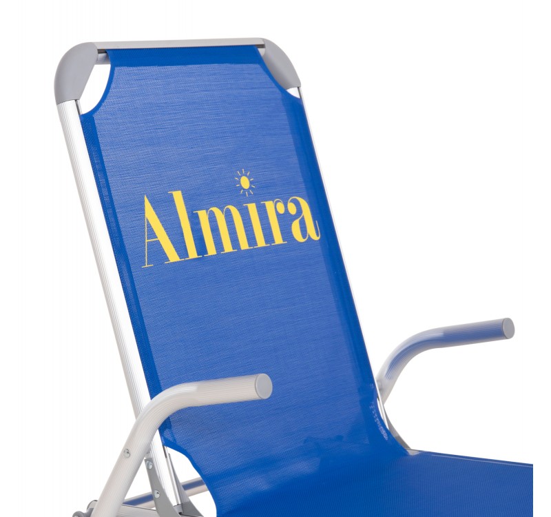 ΚΑΡΕΚΛΑΚΙ ΠΑΡΑΛΙΑΣ ΑΛΟΥΜΙΝΙΟΥ ΒΑΡ.ΤΥΠΟΥ ΥΠΕΡΥΨΩΜΕΝΟ ALMIRA HM6431.01 ΜΠΛΕ 53x68x80Υεκ