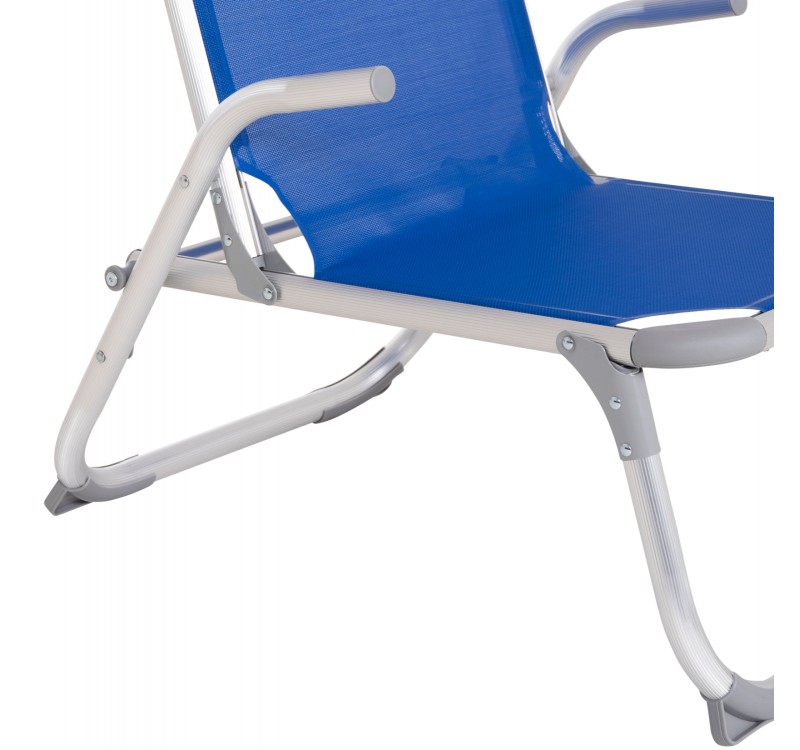 ΚΑΡΕΚΛΑΚΙ ΠΑΡΑΛΙΑΣ ΑΛΟΥΜΙΝΙΟΥ ΒΑΡ.ΤΥΠΟΥ ΥΠΕΡΥΨΩΜΕΝΟ ALMIRA HM6431.01 ΜΠΛΕ 53x68x80Υεκ