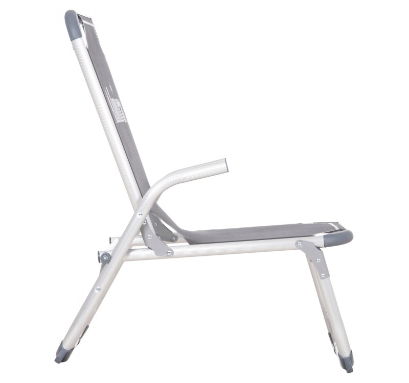 ΚΑΡΕΚΛΑΚΙ ΠΑΡΑΛΙΑΣ ΑΛΟΥΜΙΝΙΟΥ ΒΑΡ.ΤΥΠΟΥ ΥΠΕΡΥΨΩΜΕΝΟ ALMIRA HM6431.10 ΓΚΡΙ 53x68x80Υεκ