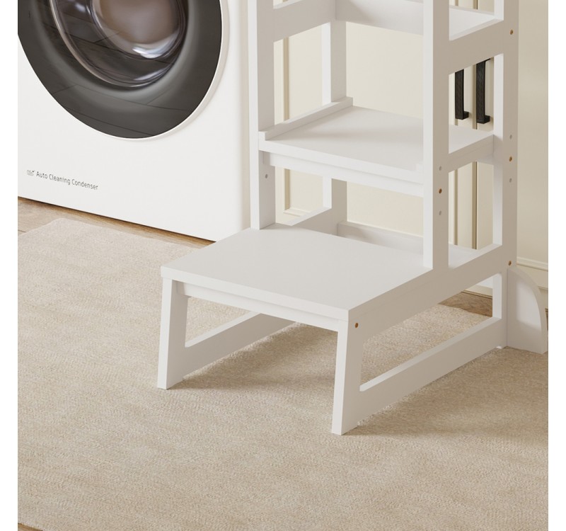 ΠΥΡΓΟΣ ΕΚΜΑΘΗΣΗΣ τ.MONTESSORI PEPE HM9291.03 ΞΥΛΟ ΠΕΥΚΟΥ ΛΕΥΚΟ 55x53x90Υεκ