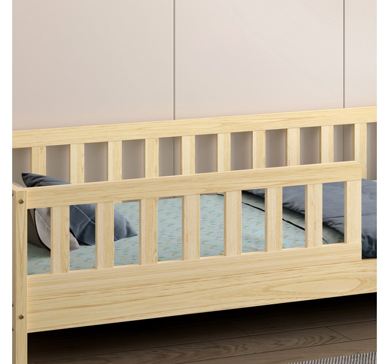 ΚΡΕΒΑΤΙ ΠΑΙΔΙΚΟ HOUSER HM740.01 τ.MONTESSORI ΞΥΛΟ ΠΕΥΚΟ ΦΥΣΙΚΟ--ΓΙΑ 190x90εκ