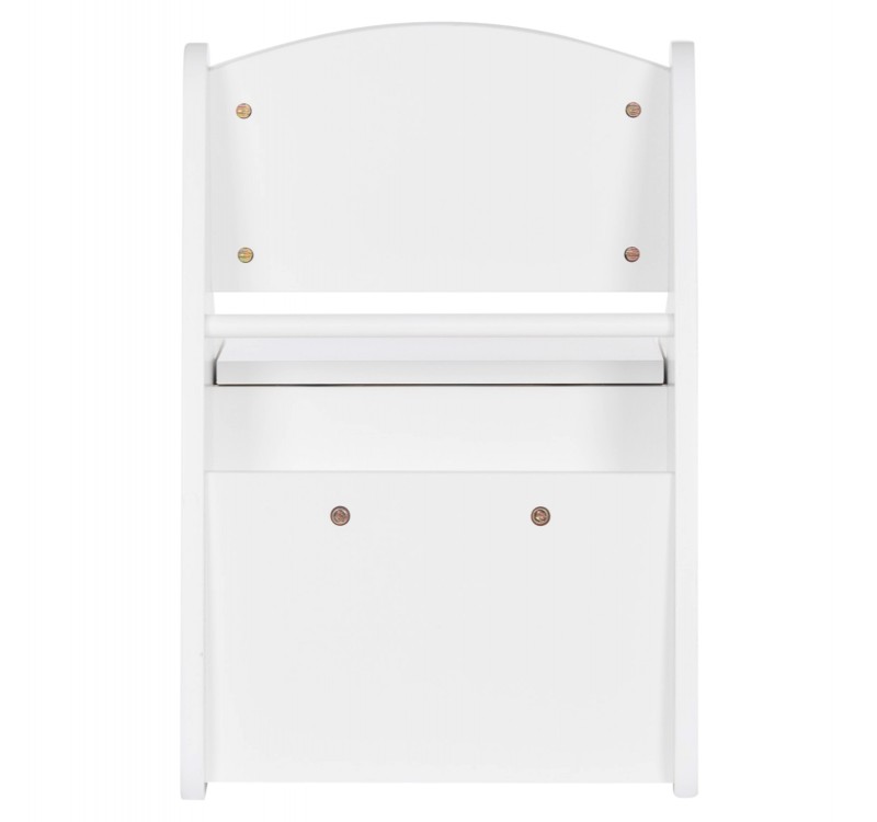 ΠΑΙΔΙΚΟ ΚΑΡΕΚΛΑΚΙ ΜΕ ΑΠΟΘ.ΧΩΡΟ RICKI HM18343.03 ΚΟΝΤΡΑΠΛΑΚΕ/MDF ΛΕΥΚΟ 33x43x47Υεκ