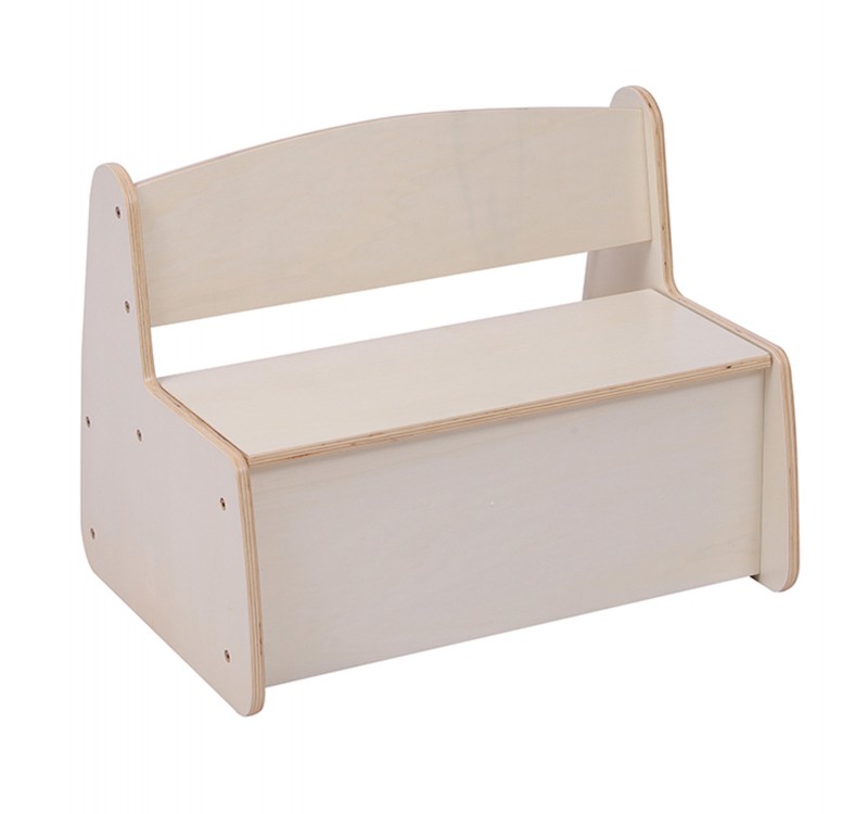 ΠΑΓΚΑΚΙ ΠΑΙΔΙΚΟ ΜΕ ΑΠΟΘ.ΧΩΡΟ RICKI HM18342.01 MDF & ΚΟΝΤΡΑΠΛΑΚΕ ΦΥΣΙΚΟ 63x43x47Υεκ