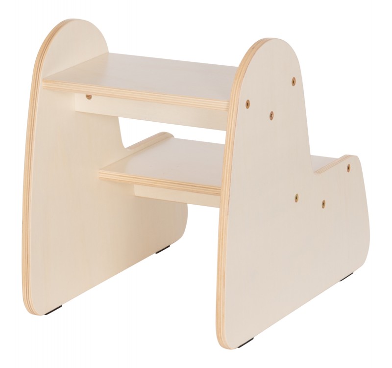 ΠΑΙΔΙΚΗ ΣΚΑΛΑ/ΣΚΑΜΠΟ RICKI HM18340.01 MDF & ΚΟΝΤΡΑΠΛΑΚΕ ΦΥΣΙΚΟ 33x43.5x40.5Υεκ