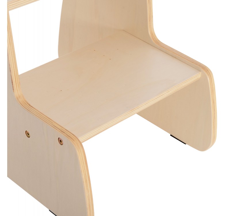 ΠΑΙΔΙΚΗ ΣΚΑΛΑ/ΣΚΑΜΠΟ RICKI HM18340.01 MDF & ΚΟΝΤΡΑΠΛΑΚΕ ΦΥΣΙΚΟ 33x43.5x40.5Υεκ