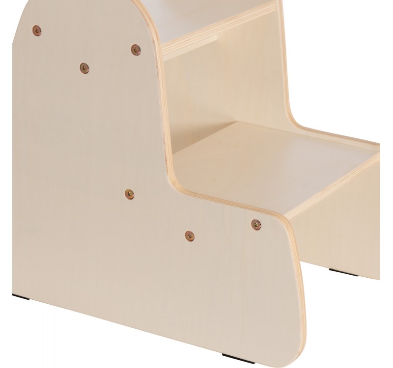 ΠΑΙΔΙΚΗ ΣΚΑΛΑ/ΣΚΑΜΠΟ RICKI HM18340.01 MDF & ΚΟΝΤΡΑΠΛΑΚΕ ΦΥΣΙΚΟ 33x43.5x40.5Υεκ