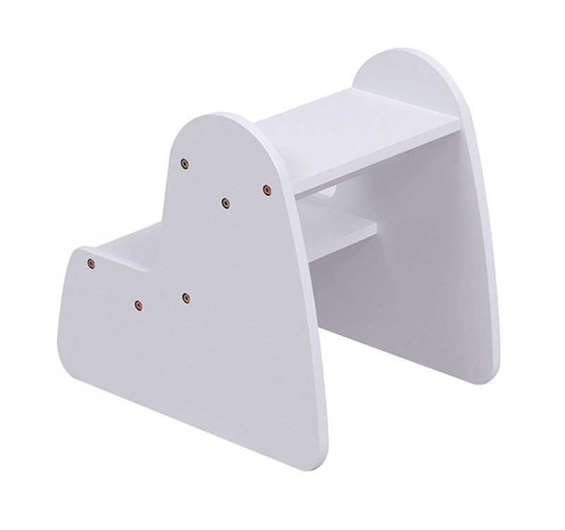 ΠΑΙΔΙΚΗ ΣΚΑΛΑ/ΣΚΑΜΠΟ RICKI HM18340.03 MDF & ΚΟΝΤΡΑΠΛΑΚΕ ΛΕΥΚΟ 33x43.5x40.5Υεκ