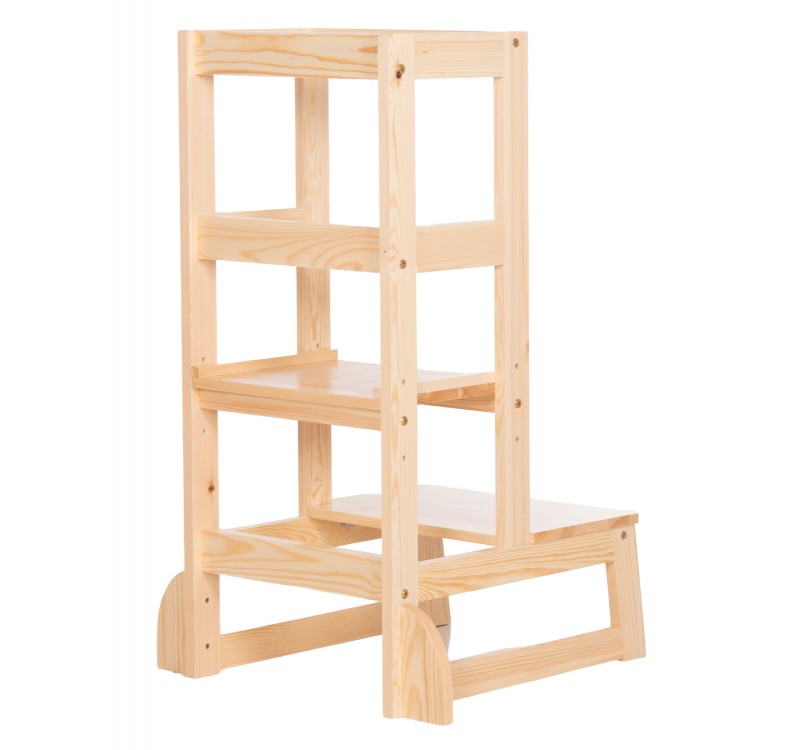 ΠΥΡΓΟΣ ΕΚΜΑΘΗΣΗΣ τ.MONTESSORI PEPE HM9291.01 ΞΥΛΟ ΠΕΥΚΟΥ ΦΥΣΙΚΟ 55x53x90Υεκ