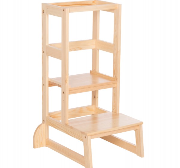 ΠΥΡΓΟΣ ΕΚΜΑΘΗΣΗΣ τ.MONTESSORI PEPE HM9291.01 ΞΥΛΟ ΠΕΥΚΟΥ ΦΥΣΙΚΟ 55x53x90Υεκ