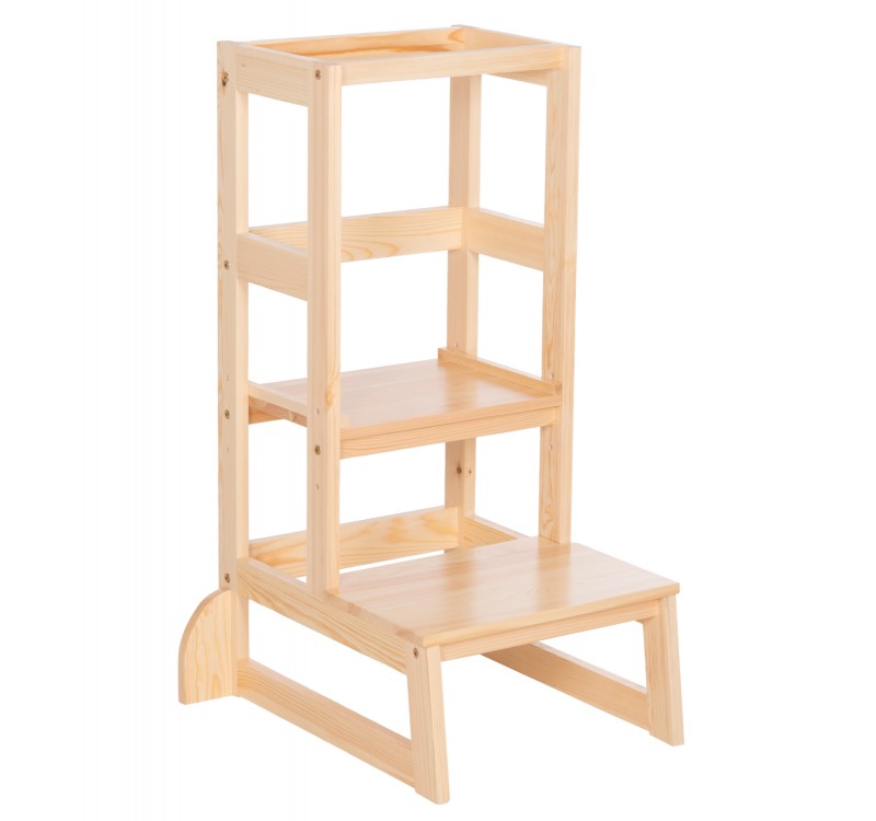 ΠΥΡΓΟΣ ΕΚΜΑΘΗΣΗΣ τ.MONTESSORI PEPE HM9291.01 ΞΥΛΟ ΠΕΥΚΟΥ ΦΥΣΙΚΟ 55x53x90Υεκ