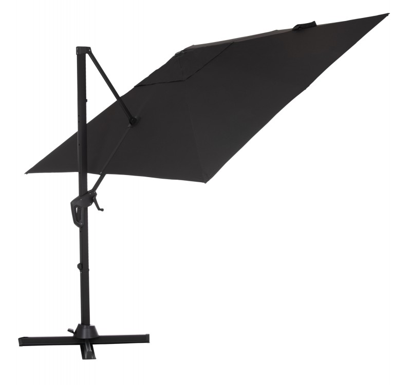 ΟΜΠΡΕΛΑ ΠΙΣΙΝΑΣ JAVANTE HM6623.01 ΓΚΡΙ ΑΛΟΥΜΙΝΙΟ & ΣΚΙΑΣΤΡΟ 2.7x2.7x2.7Yμ