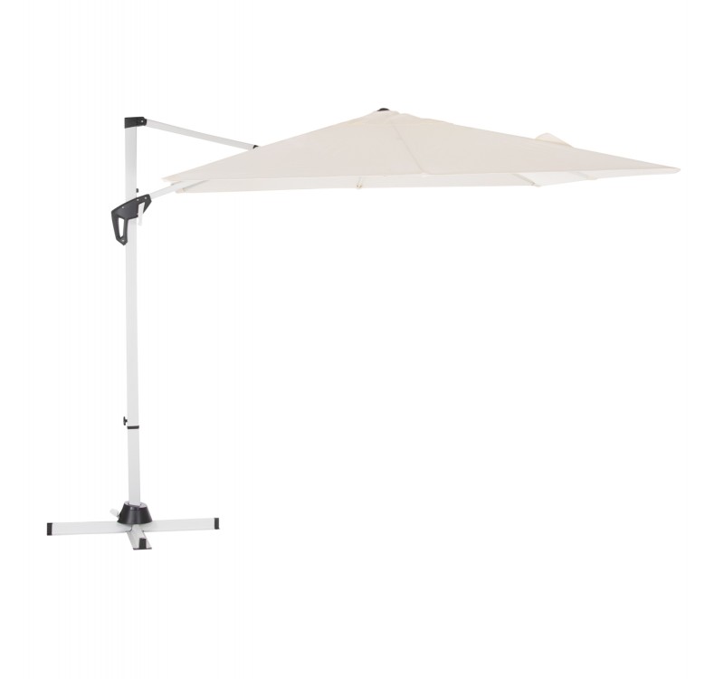 ΟΜΠΡΕΛΑ ΠΙΣΙΝΑΣ JAVANTE HM6623.02 ΛΕΥΚΟ ΑΛΟΥΜΙΝΙΟ & ΣΚΙΑΣΤΡΟ 2.7x2.7x2.7Yμ