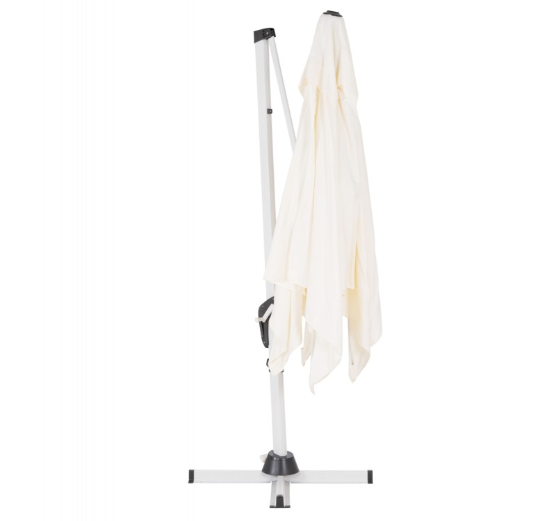 ΟΜΠΡΕΛΑ ΠΙΣΙΝΑΣ JAVANTE HM6623.02 ΛΕΥΚΟ ΑΛΟΥΜΙΝΙΟ & ΣΚΙΑΣΤΡΟ 2.7x2.7x2.7Yμ