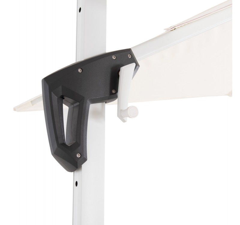 ΟΜΠΡΕΛΑ ΠΙΣΙΝΑΣ JAVANTE HM6623.02 ΛΕΥΚΟ ΑΛΟΥΜΙΝΙΟ & ΣΚΙΑΣΤΡΟ 2.7x2.7x2.7Yμ