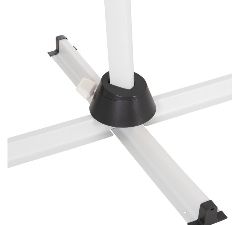 ΟΜΠΡΕΛΑ ΠΙΣΙΝΑΣ JAVANTE HM6623.02 ΛΕΥΚΟ ΑΛΟΥΜΙΝΙΟ & ΣΚΙΑΣΤΡΟ 2.7x2.7x2.7Yμ