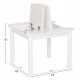 ΤΡΑΠΕΖΑΚΙ ΠΑΙΔΙΚΟ ΜΕ ΑΠΟΘ.ΧΩΡΟΥΣ RICKI HM18339.03 MDF & ΣΥΜΗΔΑ ΣΕ ΛΕΥΚΟ 65x65x47Υεκ