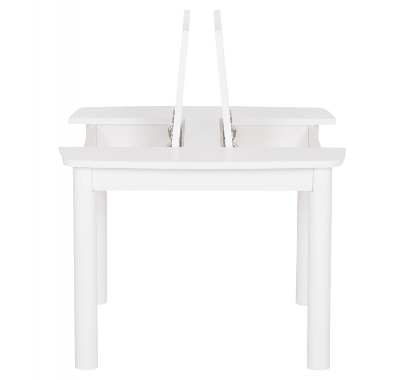 ΤΡΑΠΕΖΑΚΙ ΠΑΙΔΙΚΟ ΜΕ ΑΠΟΘ.ΧΩΡΟΥΣ RICKI HM18339.03 MDF & ΣΥΜΗΔΑ ΣΕ ΛΕΥΚΟ 65x65x47Υεκ