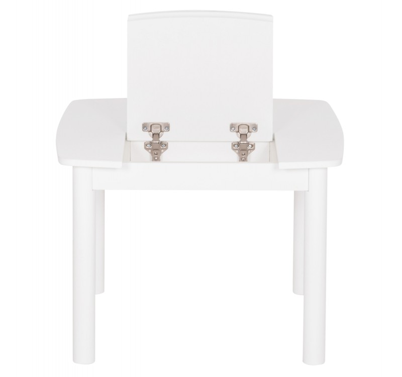 ΤΡΑΠΕΖΑΚΙ ΠΑΙΔΙΚΟ ΜΕ ΑΠΟΘ.ΧΩΡΟΥΣ RICKI HM18339.03 MDF & ΣΥΜΗΔΑ ΣΕ ΛΕΥΚΟ 65x65x47Υεκ