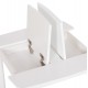 ΤΡΑΠΕΖΑΚΙ ΠΑΙΔΙΚΟ ΜΕ ΑΠΟΘ.ΧΩΡΟΥΣ RICKI HM18339.03 MDF & ΣΥΜΗΔΑ ΣΕ ΛΕΥΚΟ 65x65x47Υεκ