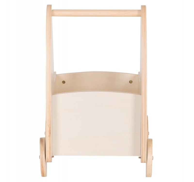 ΠΑΙΔΙΚΟ ΤΡΟΛΕΥ/ΚΑΡΟΤΣΑΚΙ RICKI HM18341.01 MDF & ΚΟΝΤΡΑΠΛΑΚΕ ΦΥΣΙΚΟ 33x45x50Υεκ