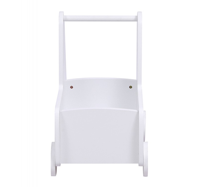 ΠΑΙΔΙΚΟ ΤΡΟΛΕΥ/ΚΑΡΟΤΣΑΚΙ RICKI HM18341.03 MDF & ΚΟΝΤΡΑΠΛΑΚΕ ΛΕΥΚΟ 33x45x50Υεκ