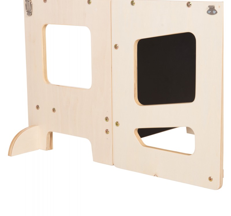 ΠΥΡΓΟΣ ΕΚΜΑΘΗΣΗΣ ΜΕ ΠΙΝΑΚΑ RICKI HM18344.01 ΞΥΛΟ ΠΕΥΚΟΥ ΦΥΣΙΚΟ 43x32x84Υεκ