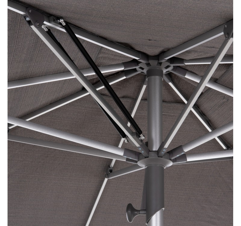 ΟΜΠΡΕΛΑ ΕΠΑΓΓΕΛΜΑΤΙΚΗ GLADELL 3X3m HM6604.01 ΓΚΡΙ ΠΑΝΙ-ΑΝΟΔΙΩΜΕΝΟ ΑΛΟΥΜΙΝΙΟ