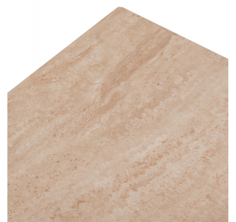 ΤΡΑΠΕΖΙ ΣΑΛΟΝΙΟΥ 2ΤΜΧ TERREN HM18365.02 ΜΠΕΖ ΠΟΔΙΑ--SINTERED STONE ΣΕ ΤΡΑΒΕΡΤΙΝΑ 120x70x45Υεκ