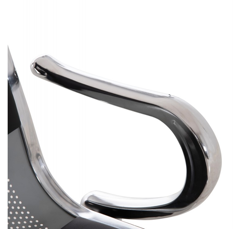 ΚΑΘΙΣΜΑ ΑΝΑΜΟΝΗΣ Τ.ΑΕΡΟΔΡΟΜΙΟΥ 3ΘΕΣΙΟ AVIATOR HM18400 ΜΕΤΑΛΛΟ ΜΕ PU ΜΑΥΡΟ 172x55x76Υ