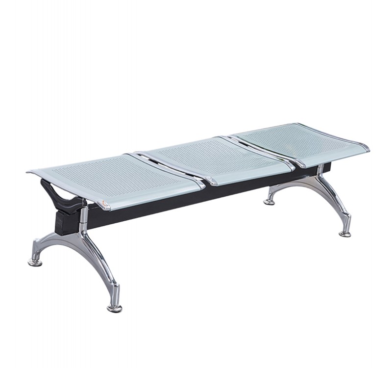 ΠΑΓΚΑΚΙ ΑΝΑΜΟΝΗΣ Τ.ΑΕΡΟΔΡΟΜΙΟΥ 3ΘΕΣΙΟ AVIATOR HM18404 ΜΕΤΑΛΛΟ MESH ΓΚΡΙ 150x50x40Υεκ