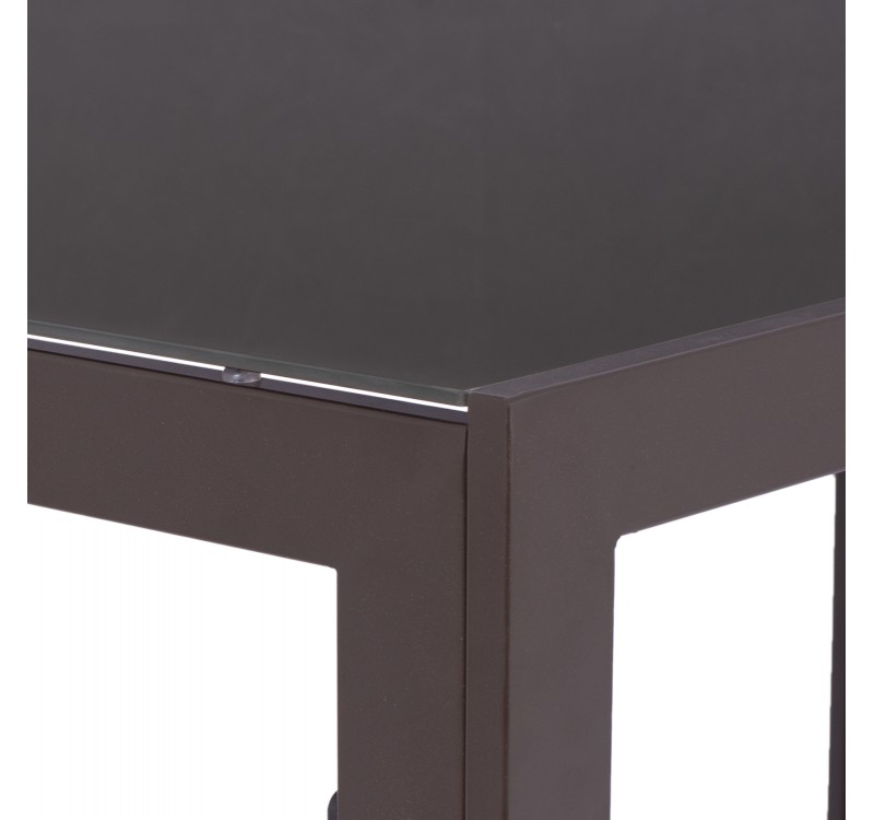 ΣΕΤ ΤΡΑΠΕΖΑΡΙΑΣ 5ΤΜΧ ΕΞΩΤ.ΧΩΡΟΥ LEOFER HM21009 ΤΡΑΠΕΖΙ & 4 ΠΟΛΥΘΡΟΝΕΣ--ΚΑΦΕ