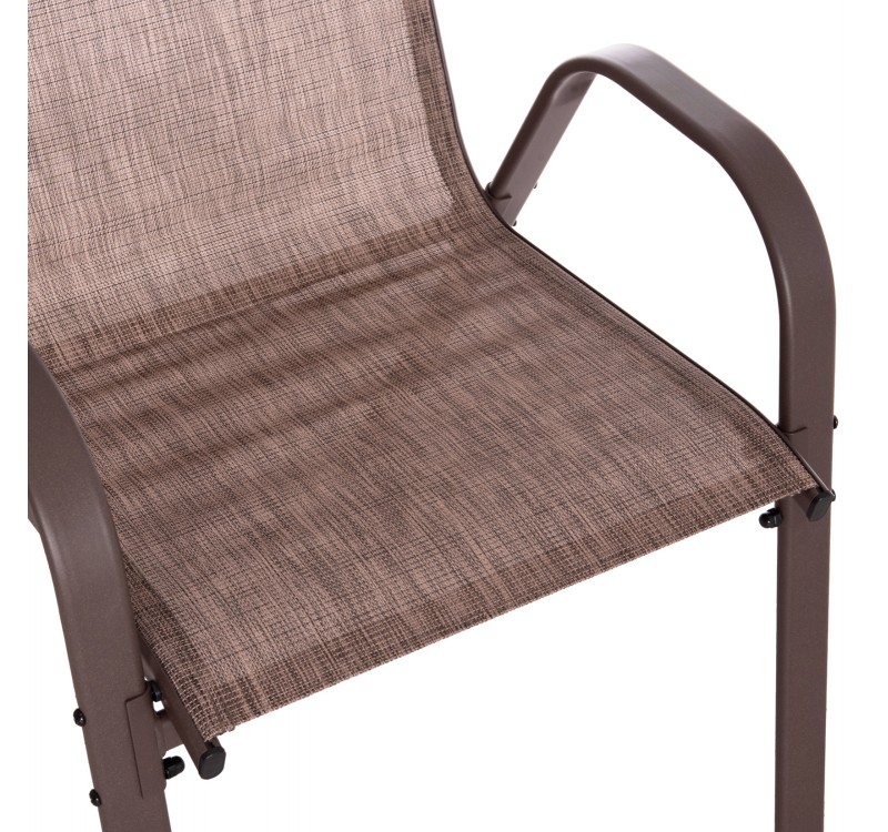 ΣΕΤ ΤΡΑΠΕΖΑΡΙΑΣ 6ΤΜΧ ΕΞΩΤ.ΧΩΡΟΥ BRAVO HM11543.02 ΤΡΑΠΕΖΙ-ΟΜΠΡΕΛΑ-4 ΠΟΛΥΘΡΟΝΕΣ--ΚΑΦΕ