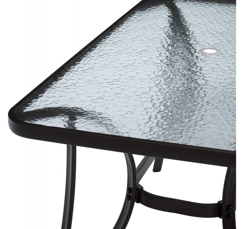 ΣΕΤ ΤΡΑΠΕΖΑΡΙΑΣ 5ΤΜΧ BRAVO HM10900.12--ΤΡΑΠΕΖΙ & 4 ΚΑΡΕΚΛΕΣ 120x70εκ -ΚΑΦΕ