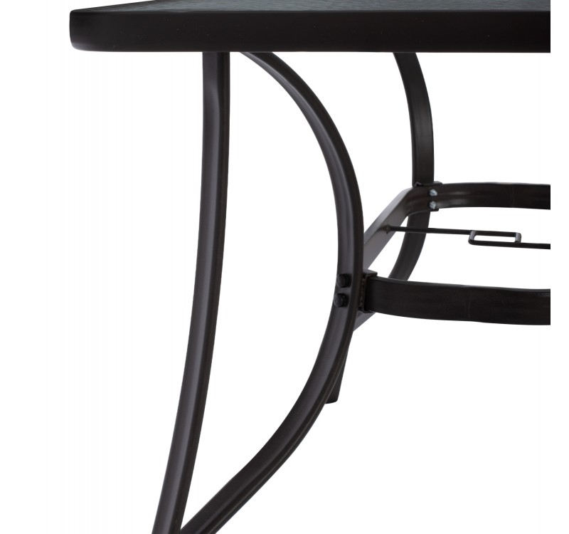 ΣΕΤ ΤΡΑΠΕΖΑΡΙΑΣ 5ΤΜΧ BRAVO HM10900.12--ΤΡΑΠΕΖΙ & 4 ΚΑΡΕΚΛΕΣ 120x70εκ -ΚΑΦΕ